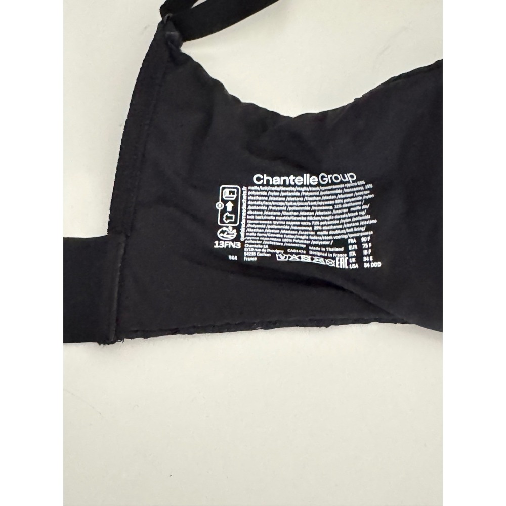 Chantelle Bra Black Full Coverage Underwire Supportive Size‎ 34DDD - Picture 6 of 9